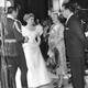 Queen Juliana of the Netherlands visits the set of The Prisoner of Zenda in 1952.